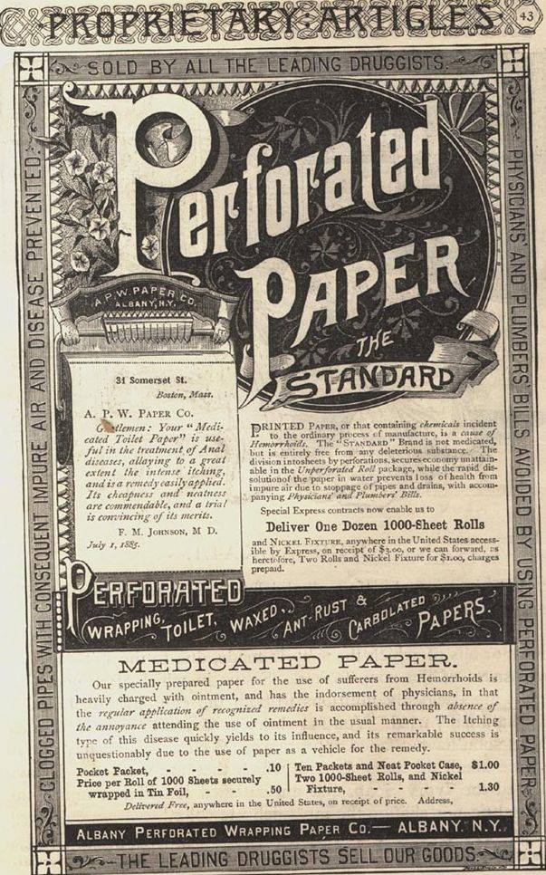 Gayetty Perforated Paper